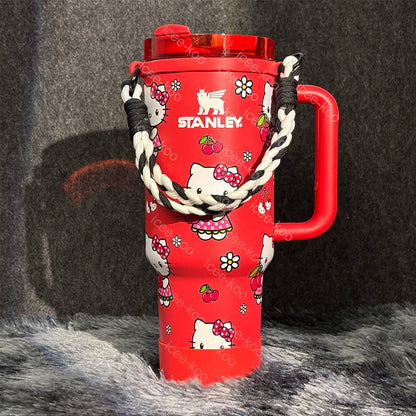 Cherry Kitty 40oz Tumbler 💕Includes Accessories💕