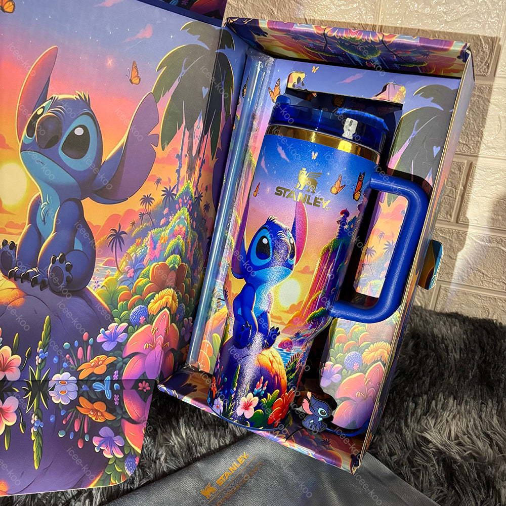 Sunset Stitch Tumbler