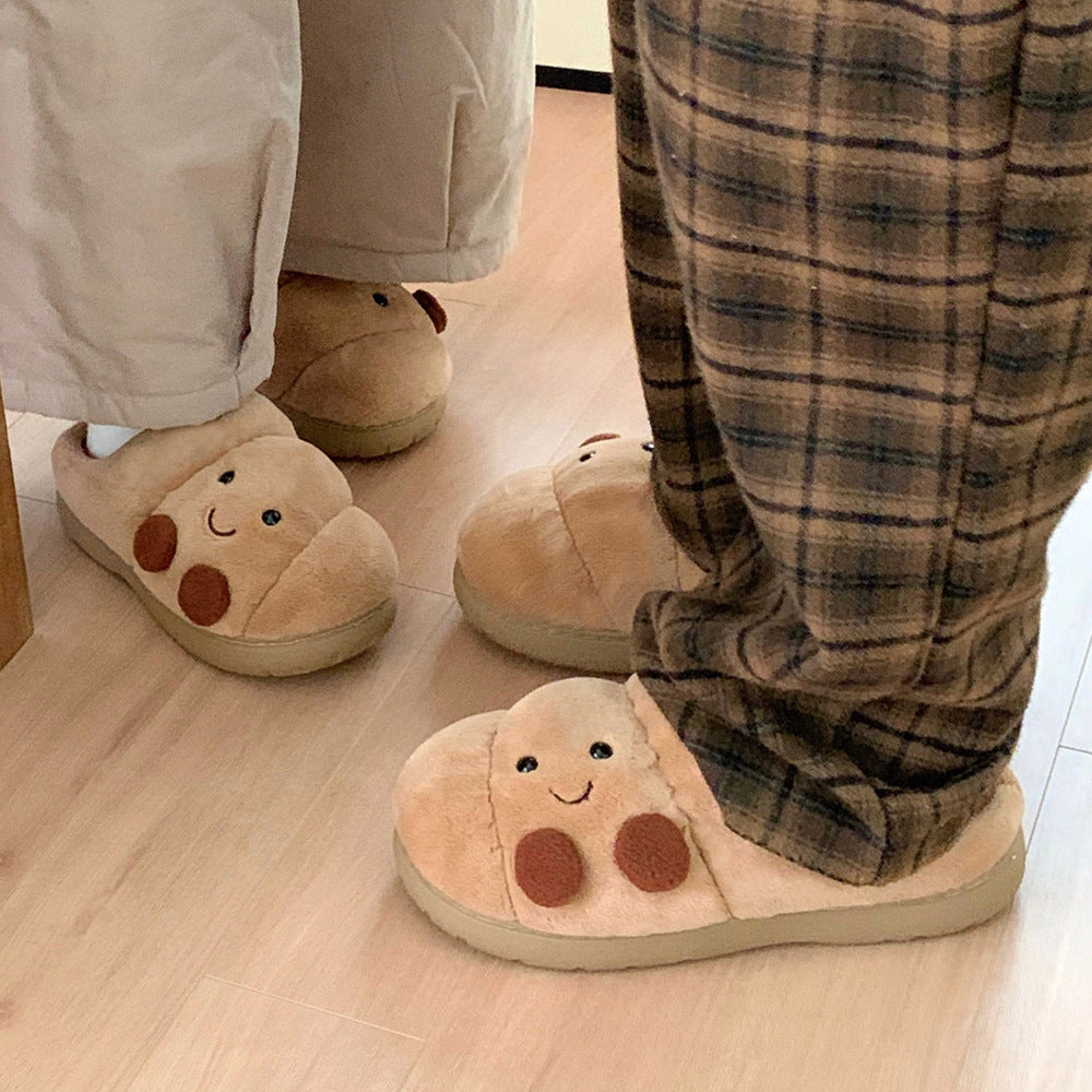 Croissant Cozy Bear Slippers